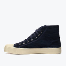 Load image into Gallery viewer, Military Cord High Top - Navy