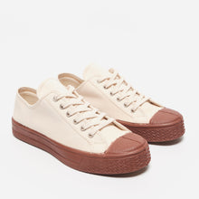 Load image into Gallery viewer, Military Low Top - Off White/Brown