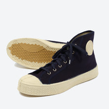 Load image into Gallery viewer, Military High Top - Midnight/Cream