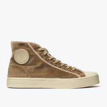 Load image into Gallery viewer, Military Cord High Top - Brown