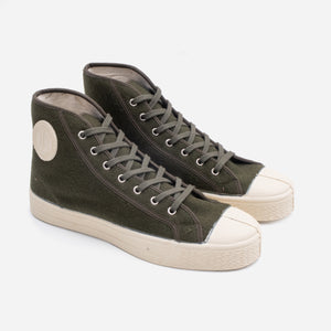 MILITARY WOOL HIGH - GREEN/ECRU