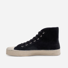 Load image into Gallery viewer, MILITARY SUEDE HIGH - BLACK/WHITE