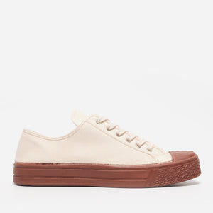 Military Low Top - Off White/Brown