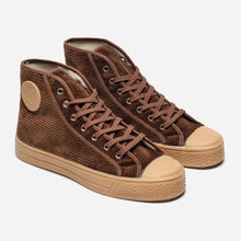 Load image into Gallery viewer, MILITARY CORD HIGH TOP - BROWN