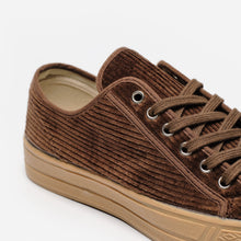 Load image into Gallery viewer, MILITARY CORD LOW TOP - BROWN