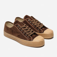 Load image into Gallery viewer, MILITARY CORD LOW TOP - BROWN