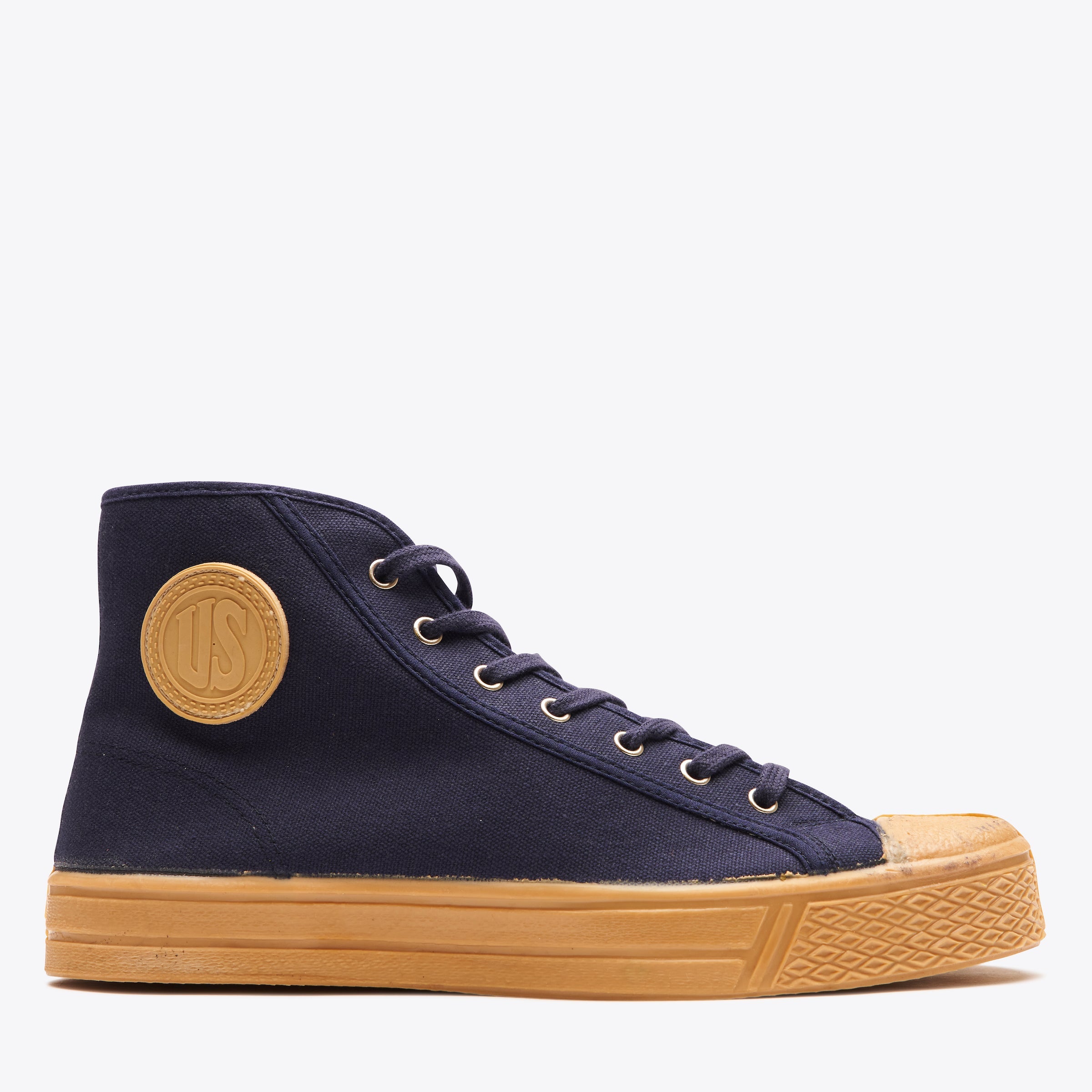 US Rubber Military Gum High Top Navy The Great Divide