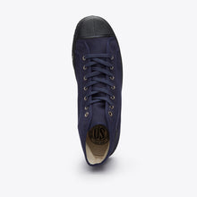 Load image into Gallery viewer, Military High Top - Navy/Black Sole